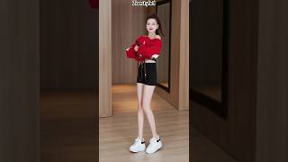 Vintage Women Hoodies Chinese Style Female Pullovers Black Sweatshirts Tops Red MZoeStyle1 [upl. by Ynos]