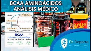 BCAA Aminoácidos de Cadena Ramificada Sirven para Ganar masa muscular Análisis médico [upl. by Airamzul]