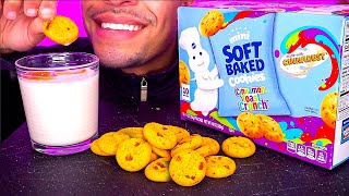 ASMR CINNAMON TOAST CRUNCH COOKIES WITH MILK PILLSBURY CEREAL MUKBANG EATING SOUNDS [upl. by Alyworth]