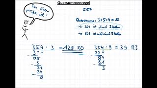 Quersummenregeln Teilbarkeitsregeln [upl. by Arual]