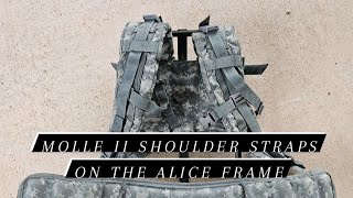 Hellcat Part 2 Molle II shoulder straps on alice frame with PaxtonCreekSupply [upl. by Behre]