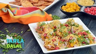 मिनी दाल पकवान चाट Mini Dal Pakwan Chaat by Tarla Dalal [upl. by Andonis553]