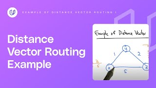 Example of Distance Vector Routing 1  Georgia Tech  Network Implementation [upl. by Llenreb]