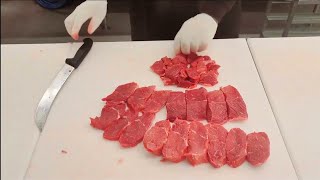 Expert tips for cutting mock tender into flavorful steaks food butcher beef steak [upl. by Helmer]