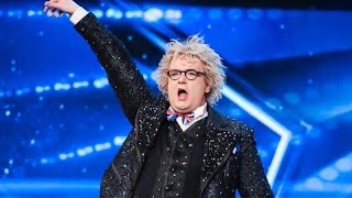 Funny Magician Auditions Britain’s Got Talent 2017 [upl. by Gibb]