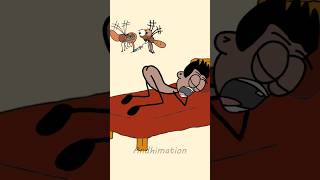 revenge of the midnight mosquitoes 🤣😂 best animation memes shorts 4k [upl. by Weaks]