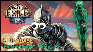 👀 SHOWCASE Champion Exsanguinate Reap Cf  Updated 320 Original PoE 319  👀 [upl. by Bina711]