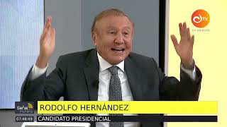 Rodolfo Hernández y su campaña contra la corrupción  Canal Institucional [upl. by Nagorb]