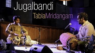 Jugalbandi tabla  mridangam  Shahbaz Hussain Pirashanna Thevarajah [upl. by Marney]