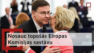 Nosaukts ES komisāru portfeļu sadalījums Dombrovski izvirza ES ekonomikas komisāra amatam [upl. by Hurlbut]