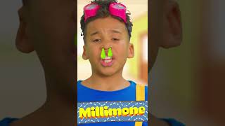 Boogers In My Nose Song  Millimone Shorts KidsSongs NurseryRhymes [upl. by Tsenrae]