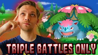 Can we Beat Shaymin and Mega Venusaur in a Triple Battle  Pokemon Triple Y Nuzlocke [upl. by Adnohsal]