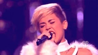 Miley Cyrus LIVE Wrecking Ball at iHeartRadio 2013 [upl. by Teerell]