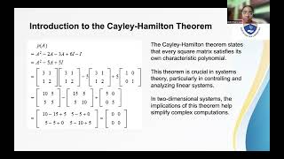 Maths cayley Hamilton theorem tech talk [upl. by Hersch732]