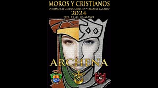 GRAN DESFILEPARADA DE MOROS Y CRISTIANOS DE ARCHENA FIESTAS DEL CORPUS ARCHENA 2024 [upl. by Cristal]