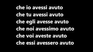 LEZIONI DI ITALIANO Coniugazione completa verbo avere [upl. by Jaban798]