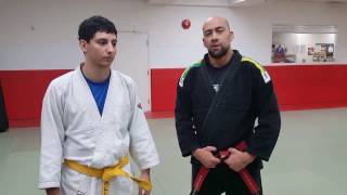 Jiu Jitsu technique Ouchi and Kouchi Gari [upl. by Giliana]