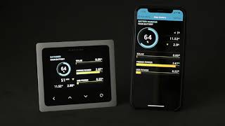 SIMARINE Pico screen and Smartphone app in Unison Batteries Tanks Temperatures [upl. by Ennayar268]