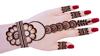 Latest Simple Mehandi design for hands Easy Mehndi designMehandi ka designMehendi Mehndi designs [upl. by Cara740]