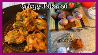 Crispy Pakorei  Aloo  Piyaz  Palak  Pakorei Recipe By Merium Pervaiz [upl. by Nawak72]