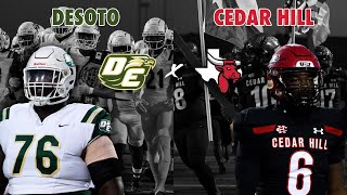 7 Desoto vs Cedar Hill BATTLE OF THE BELTLINE DFW DISTRICT RIVALRY 2024 Texas High School Football [upl. by Alesandrini]