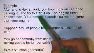 4 5 2 Geometric Distribution [upl. by Swartz]