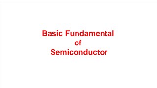 Chapter 2a Semiconductor and Diode [upl. by Dnalyk]