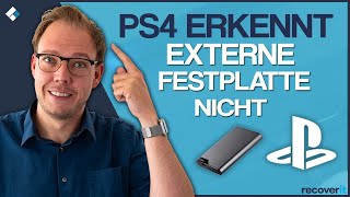 PS4 erkennt externe Festplatte nicht so einfach gehts [upl. by Cori]