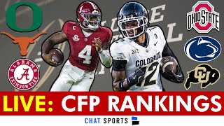 College Football Playoff Top 25 Rankings 2024 LIVE [upl. by Terrilyn423]