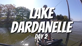 Kayak Fishing Lake Dardanelle  Day 2 of the Hobie Bass Open Series [upl. by Lankton615]