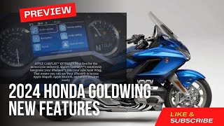 2024 HONDA GOLDWING New Features [upl. by Lleze]