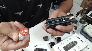 NO ATOMIZER  SMOK RPM 4  Bongkar buka kesing  kabel coil lepas [upl. by Aliwt]