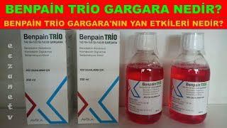 Benpain TRİO Gargara Nedir Benpain TRİO Gargaranın Yan Etkisi Nedir Benpain Trio Nasıl Kullanılır [upl. by Acillegna260]