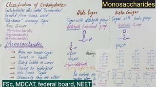 Monosaccharides  monosaccharides class 11  D glucose vs L glucose [upl. by Almire]