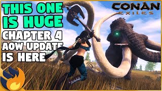 CHAPTER 4 Is Here Find Out All YOU Need To Know About It  Age Of War  Conan Exiles [upl. by Enohsal]