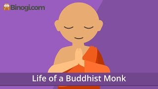 Life of a Buddhist Monk Religion  Binogicom [upl. by Neroc432]