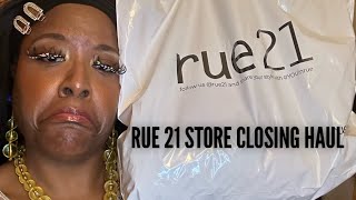 Rue 21 Store Closing Haul [upl. by Naesyar]