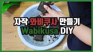 자작 와비쿠사 만들기 Wabikusa DIY [upl. by Eldora]