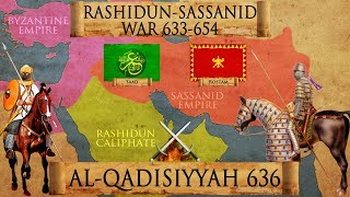 Battle of alQadisiyyah 636  MuslimSassanid War of 633654 DOCUMENTARY [upl. by Aldus]