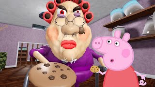 Peppa Pig  EVIL GRANDMA Roblox Escape [upl. by Avah]