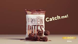 Maxim  Milk Chocolate Protein Bites Catch me [upl. by Ramedlav]