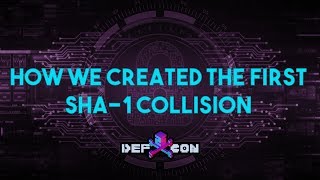 How we created the first SHA1 collision and what it means for hash security  Defcon 25 [upl. by Desmond297]