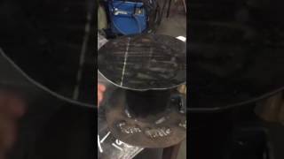 Pitt Meadows Plumbing 2 second lean pre fab spooling shop welding lazy susan [upl. by Ennoitna]