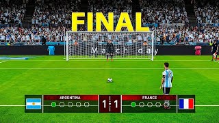 Argentina vs France  Penalty Shootout  Final FIFA World Cup 2022  Messi ThePenaltyTube [upl. by Eita]