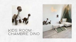 KIDS ROOM │ Aménagement amp déco de la chambre de mon Fils  Thème Dinosaure [upl. by Nilloc]