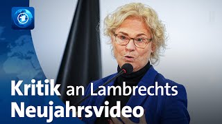 Weitere Kritik an LambrechtVideo zum Jahreswechsel [upl. by Kerstin]