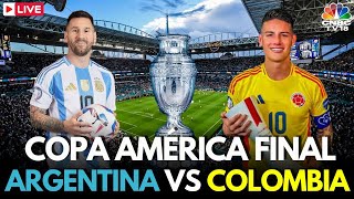 🔴Argentina vs Colombia LIVE Score  2024 Copa America FINAL LIVE  Messi VS James Rodriguez  N18G [upl. by Enelie744]