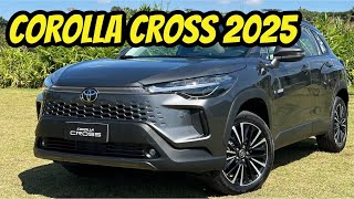 Toyota Corolla Cross 2025  NOVOS EQUIPAMENTOS NOVO DESIGN PREÇOS E VERSÕES [upl. by Dyun]