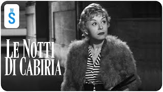 Le notti di Cabiria  Nights of Cabiria 1957  Scene Famous movie star Alberto Lazzari [upl. by Haikezeh]