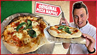 ORIGINAL Napoli Pizza die BESTE Pizza der WELT  Teig amp Rezept [upl. by Smukler162]